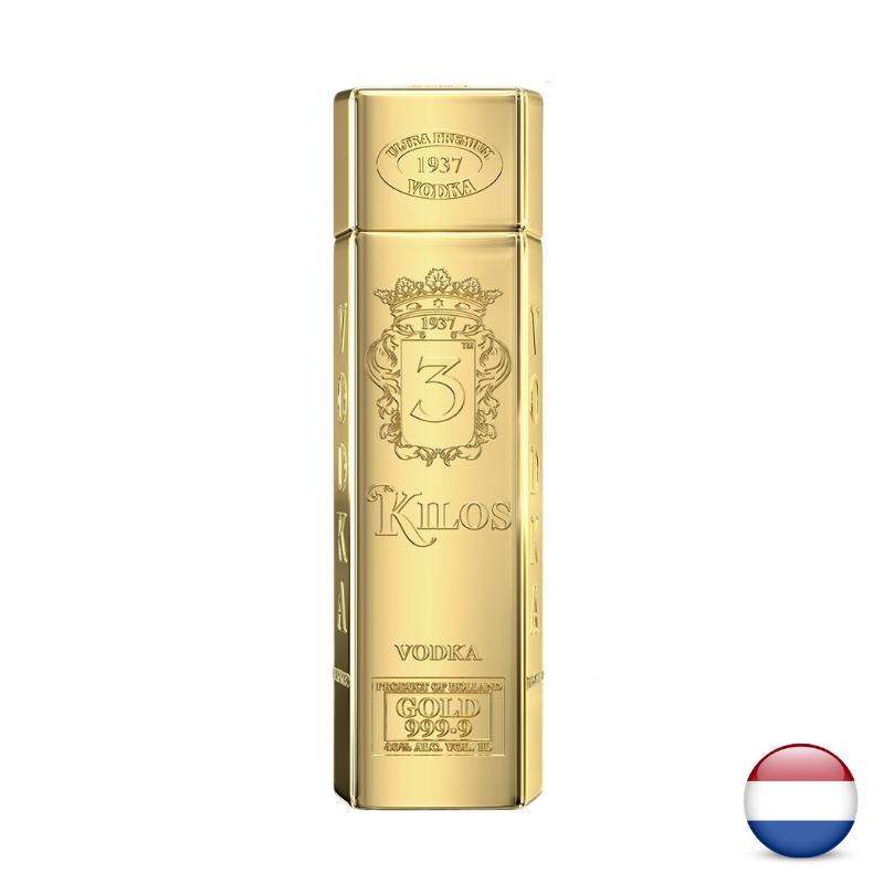 3K gold 3 Kilos Gold 999.9 Vodka Ultra Premium