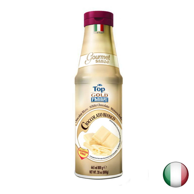 Fabbri Gourmet Sauce (Topping) Chocolate Blanco